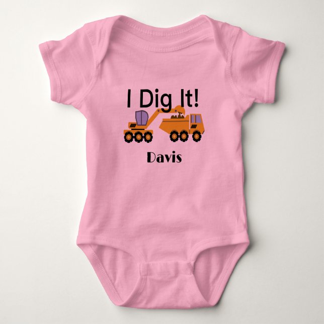 I Dig It Design - Bodysuit de Jersey para Bebé (Anverso)