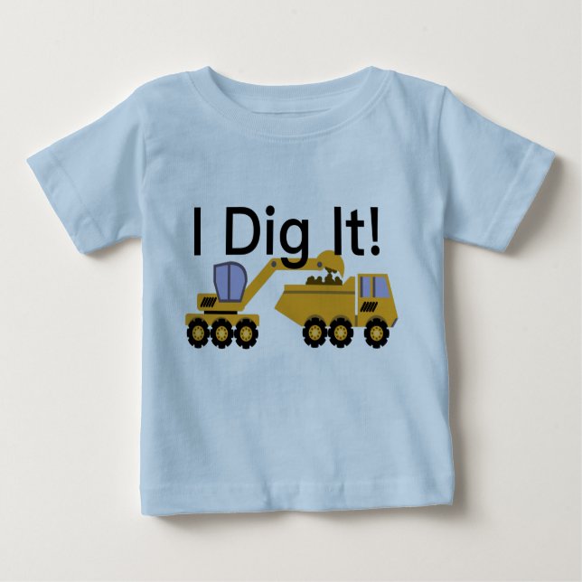 I Dig It Design - Camiseta Baby Fine Jersey (Anverso)