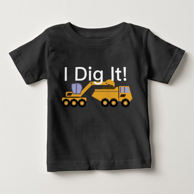I Dig It Design - Camiseta Baby Fine Jersey (Anverso)