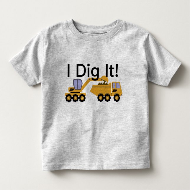 I Dig It Design - Toddler Fine Jersey T-Shirt (Anverso)