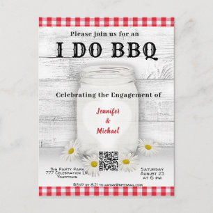 I Do   BBQ   Código QR de invitación a compromiso
