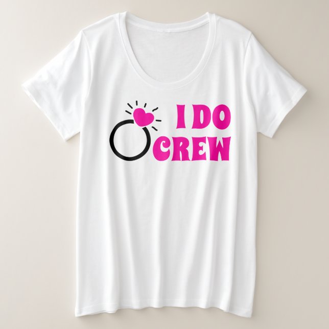 I Do Crew | She Do Crew Despedida de Soltera Regal (Anverso del diseño)