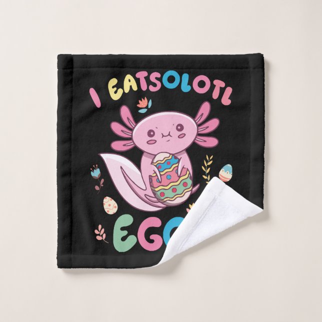 I Eatsolotl Huevos Rabbit Axolotl Bunny Easter (Toallita)