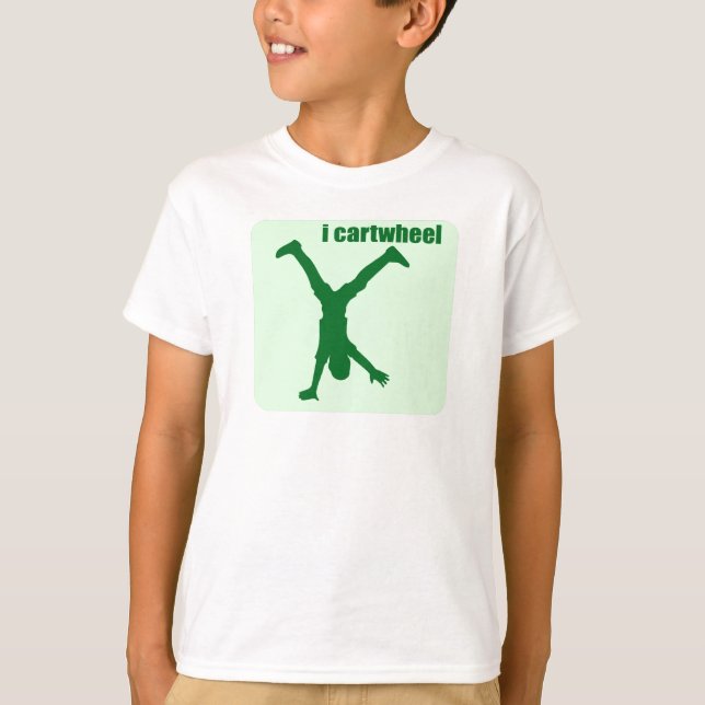 I el Cartwheel embroma las camisetas (Anverso)