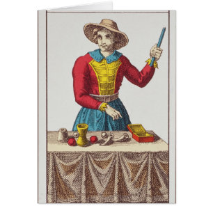 I el mago, siete cartas de tarot