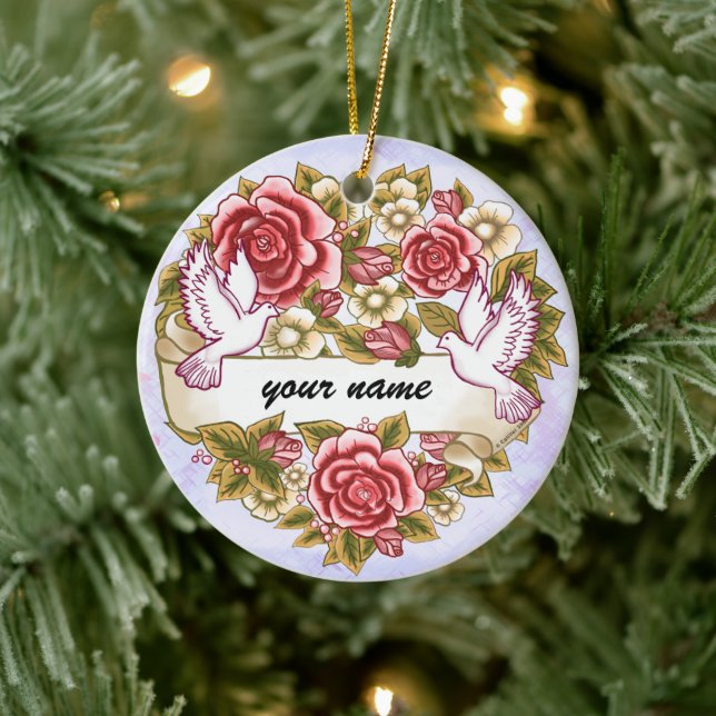 I El ornamento del boda Wed (Árbol)