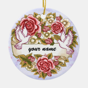 I El ornamento del boda Wed