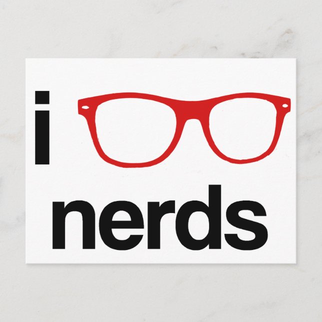 i :gafas: postal de los nerds (Anverso)