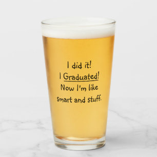 I Graduado Smart Funny Graduation Party Nombre Bee