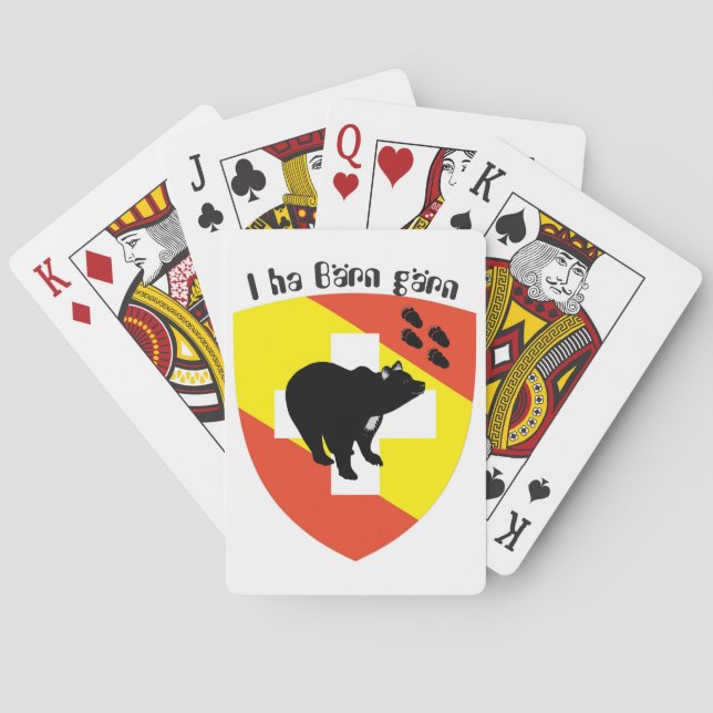 I ha Bärn gärn cartas de juego (Reverso)