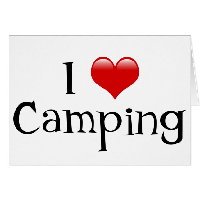 I Heart Camping (Anverso (Horizontal))