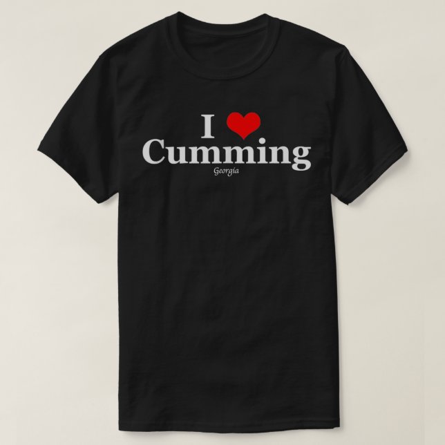 I Heart Cumming, Georgia Tank Top (Diseño del anverso)