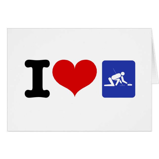 I Heart Curling (Anverso (Horizontal))