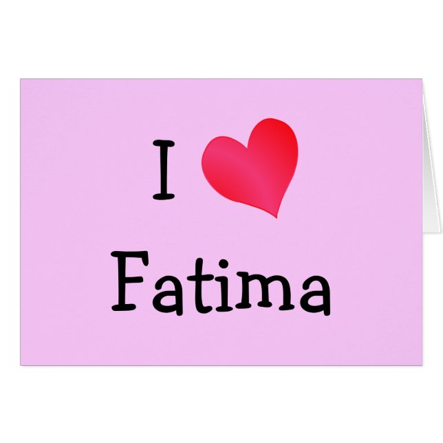 I Heart Fatima (Anverso (Horizontal))