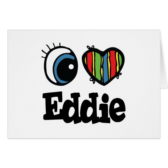 I Heart (Love) Eddie (Anverso (Horizontal))