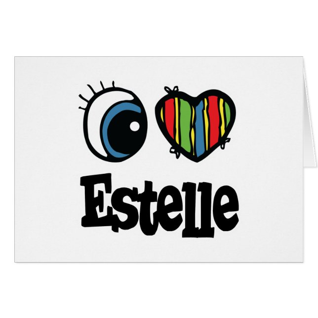 I Heart (Love) Estelle (Anverso (Horizontal))