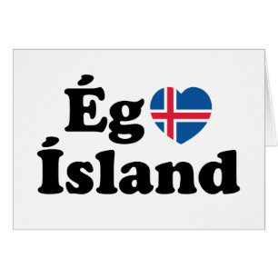 I Heart (Love) Islandia [Ég Elska Ísland] Islandés