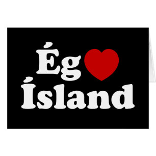 I Heart (Love) Islandia [Ég Elska Ísland] Islandés