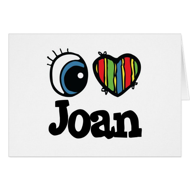 I Heart (Love) Joan (Anverso (Horizontal))