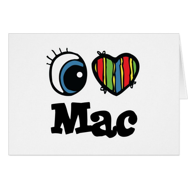 I Heart (Love) Mac (Anverso (Horizontal))