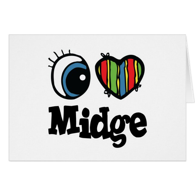 I Heart (Love) Midge (Anverso (Horizontal))
