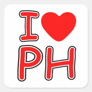 I heart PH - Pegatinas