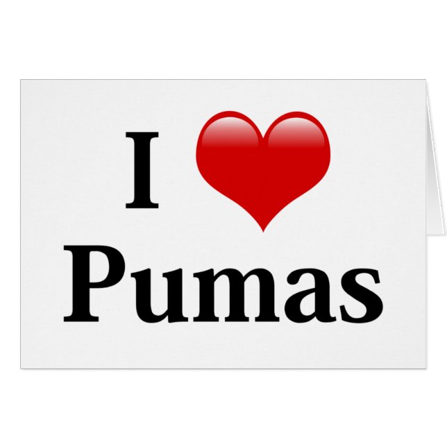 I Heart Pumas (Anverso (Horizontal))