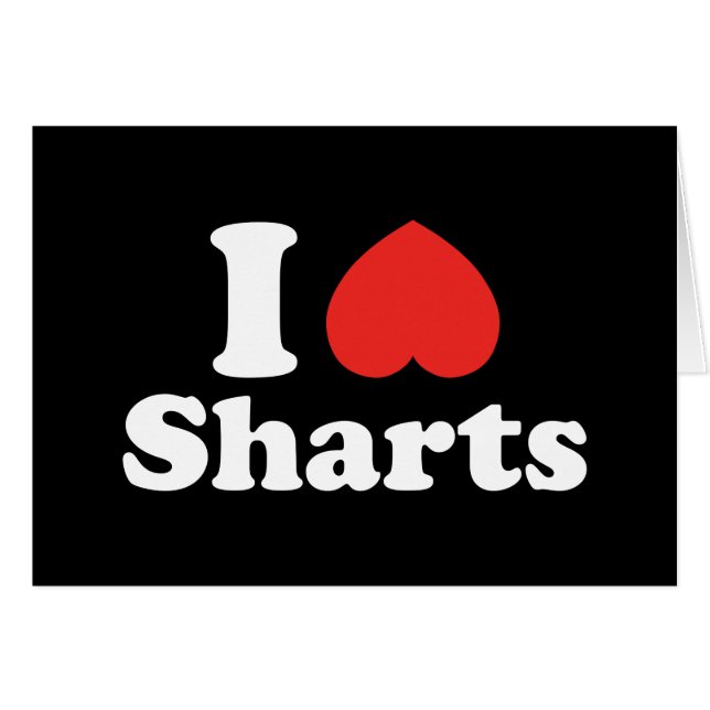 I Heart Sharts (Anverso (Horizontal))