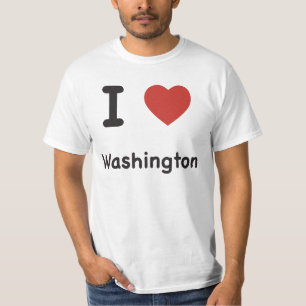 I Heart Washington - Camiseta para bebés