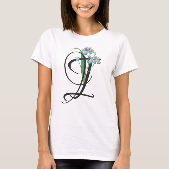 I inicial, camiseta Iris vintage (Anverso)