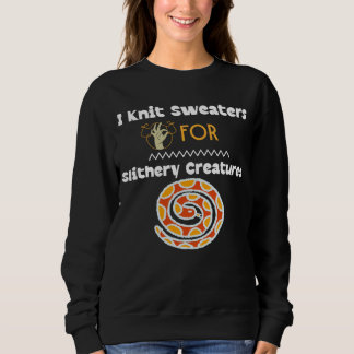 I Knit Sweaters for Slithery Creatures Kitten Kni