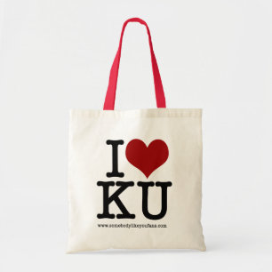 I la bolsa de asas del corazón KU