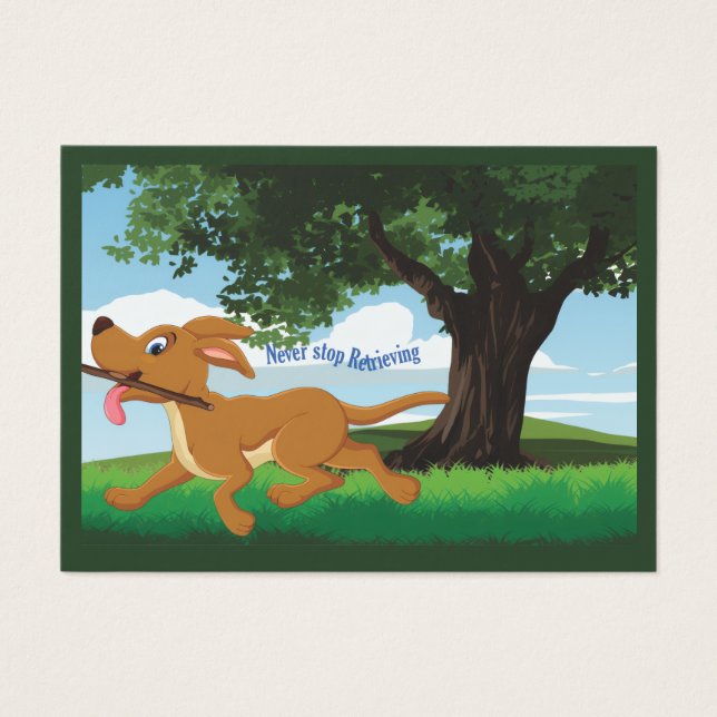 I Live to retrieve (Frente)