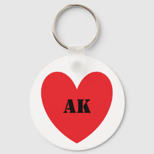 I llavero de Alaska del corazón