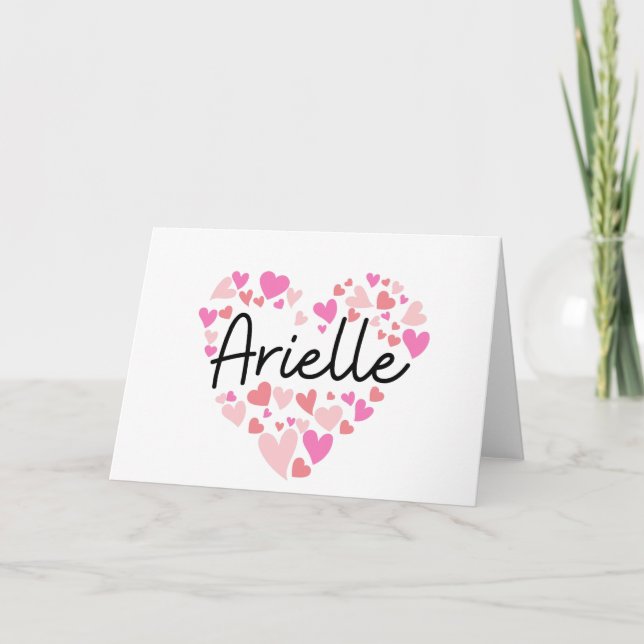 I love Arielle - hearts for Arielle (Anverso)