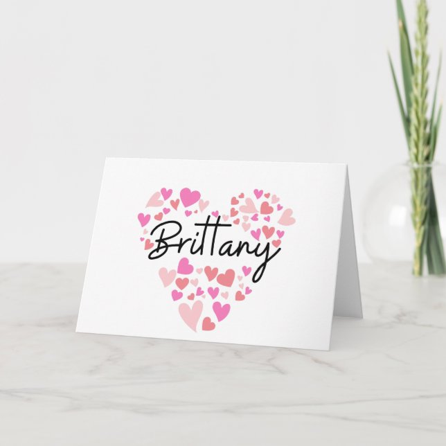 I love Brittany - hearts for Brittany (Anverso)