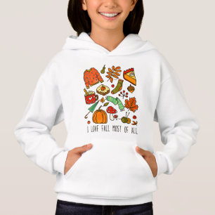 I Love Fall Most of All Pumpkin Kids