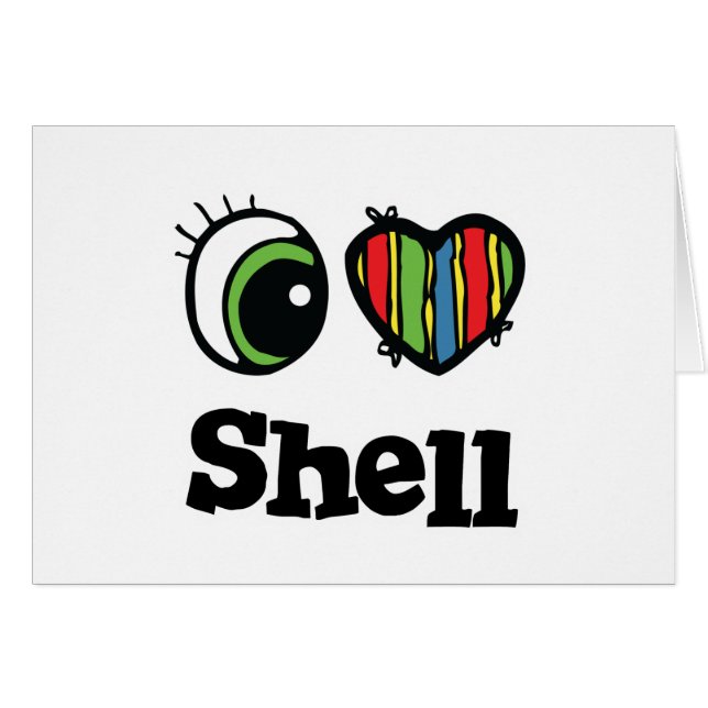 I Love (Heart Shell) (Anverso (Horizontal))