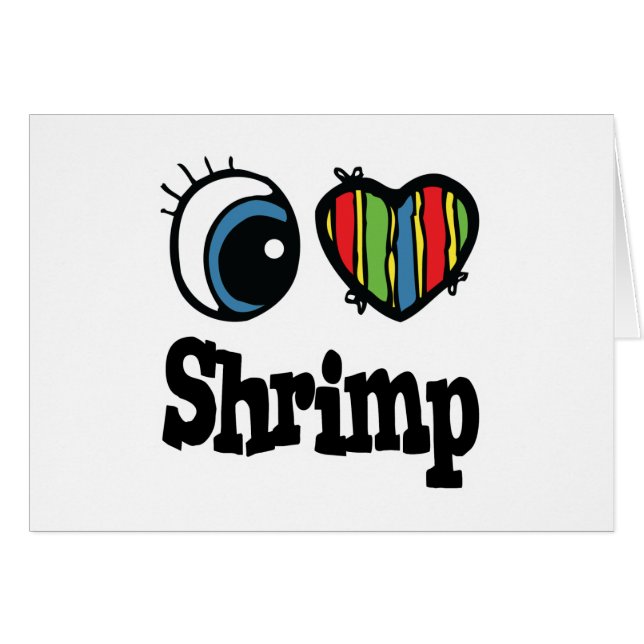 I Love (Heart Shrimp) (Anverso (Horizontal))