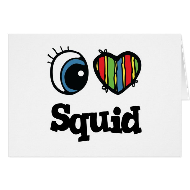 I Love (Heart Squid) (Anverso (Horizontal))
