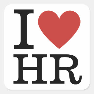 I ❤️ Love HR - PEGATINAS del Departamento de Recur