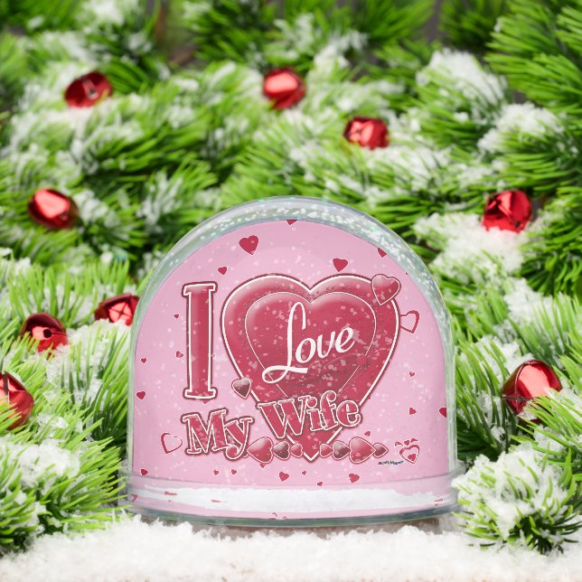 I Love My Wife red - hearts (Navidad)