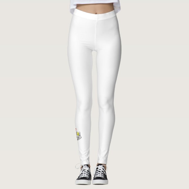 I Love Senior Softball Leggings 3 (Anverso)