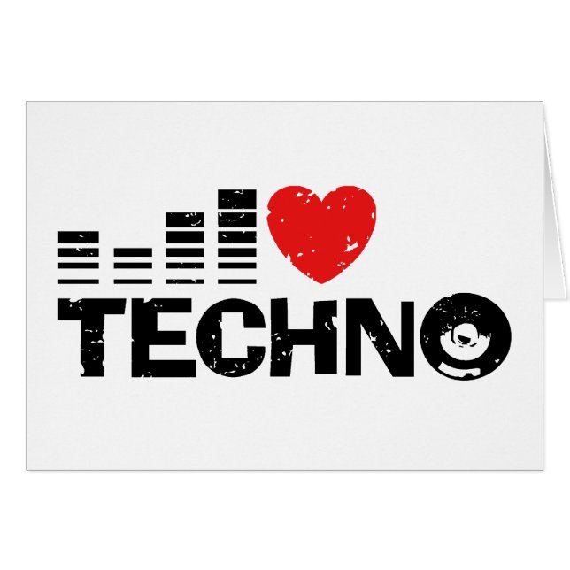 I Love Techno (Anverso (Horizontal))