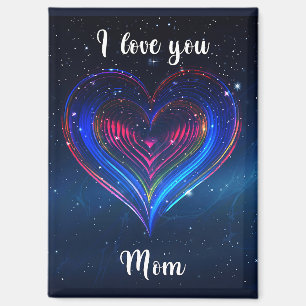 I love you Mom / Imán de Corazón Galáctico