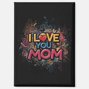 I Love You Mom / Imán de Nevera