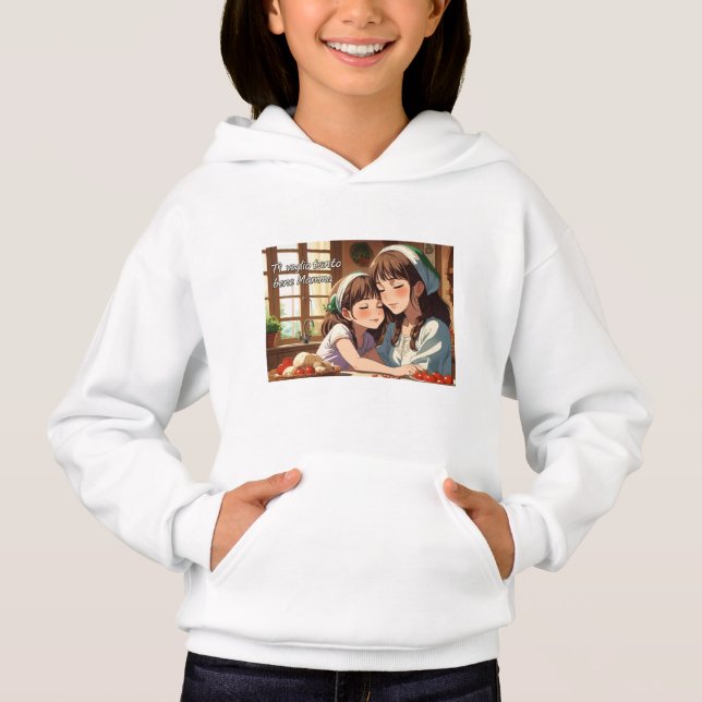 I Love You Mom (in Italian) – Kids Hoodie (Anverso)