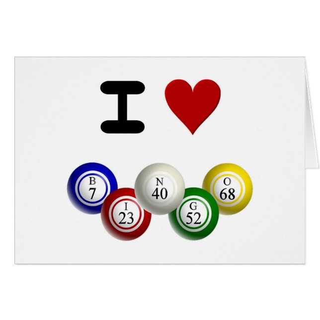 I Luv Bingo (Anverso (Horizontal))