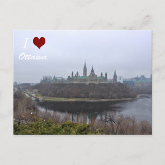I luv Ottawa postal de Parliament Hill