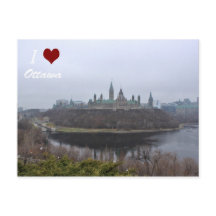 I luv Ottawa postal de Parliament Hill